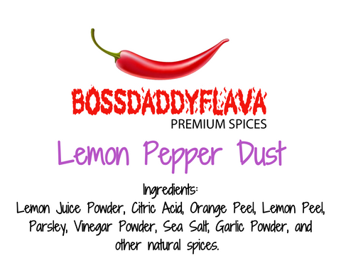 Lemon Pepper Dust Seasoning